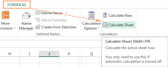 Excel 2007 sum formula not updating