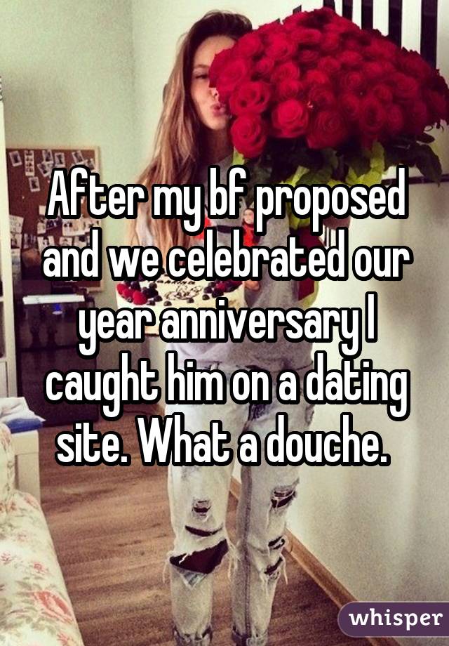 Caught my bf on a dating site